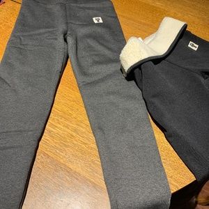 Fleece lined leggings
